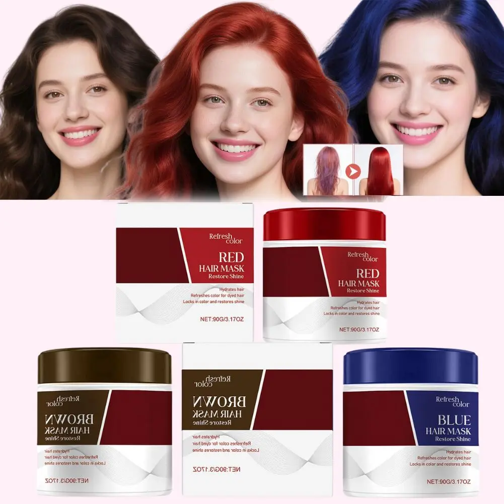 90 جرام يغذي بعمق يصلح قناع الشعر منعش غير دهني بلسم الشعر الناعم يعزز قناع الشعر اللامع #1