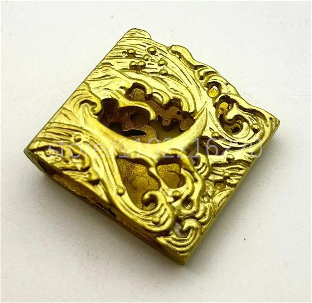 Good Quality Habaki Copper Brass Unique Wave Copper Parts Habaki For Japanese Japan Samurai Katana Tanto Wakizashi Fittings New
