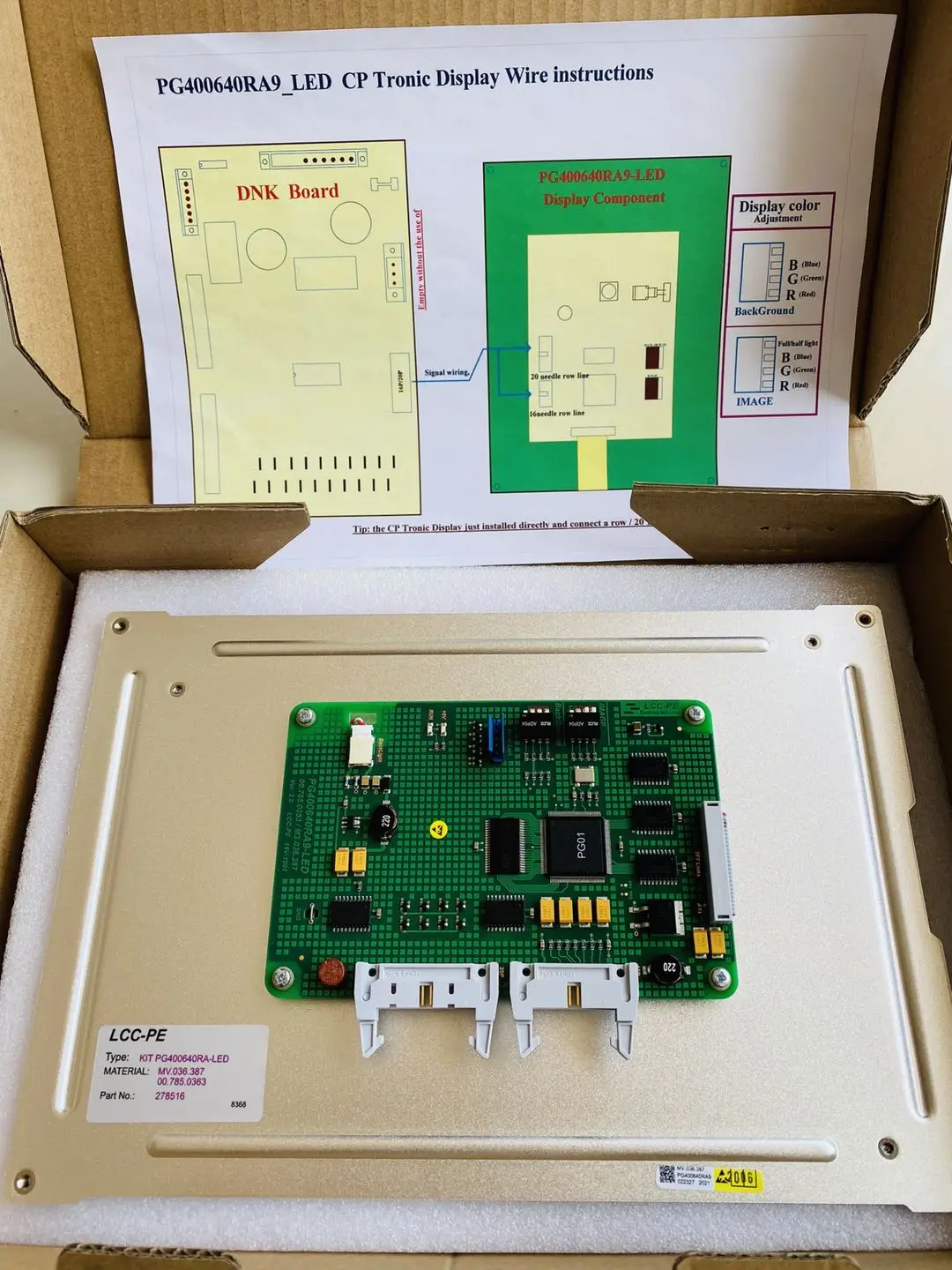

Best Quality PG640400RA4 MD400F640PD1A MV.036.387 00.785.0363 Display Screen SM102 CD102 SM74 CP Troni c Display TFT Display