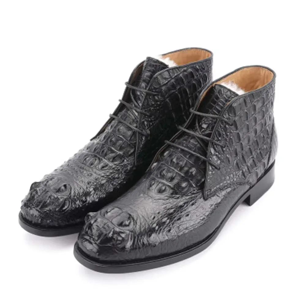 baoduli boots male boots new  crocodile  boots  boots  male  wear-resisting  warm  Men's boots