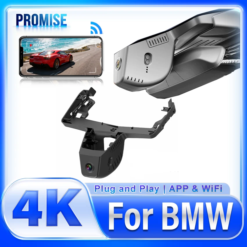 

Новый! Автомобильный видеорегистратор 4K 2160P с Wi-Fi Plug and Play, видеорегистратор для BMW 5 серии i5 530i 540i G60 2024-2026, видеорегистратор в стиле OEM