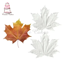 Maple Leaf Press Mold Plum Blossom Veiner Mold Cake Decoration Fondant Tool Cake Food Grade Silicone Mould Cake Tool