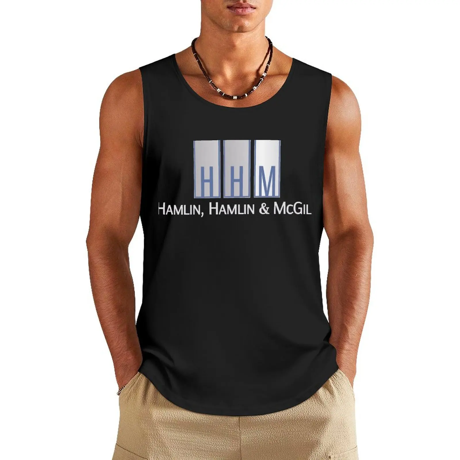 

HHM Law firm Tank Top sleeveless t-shirts for men T-shirt sports gym clothes man fitness