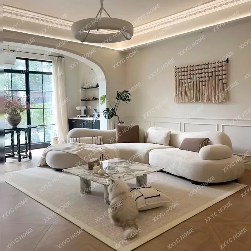 XX Modern Living Room Sofas  Sectional Cute Luxury Living Room Sofas Boneless Lazy Banken  Home Furnit
