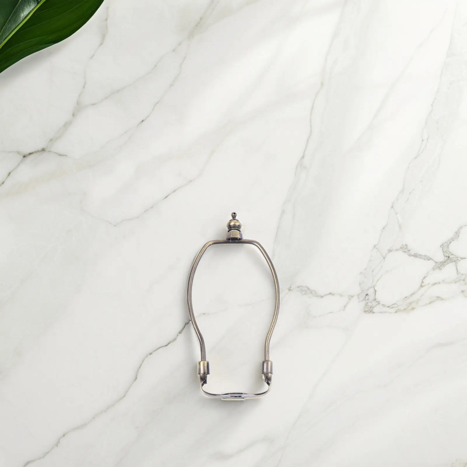 1Pcs Lamp Harp Holder Horn Shape Metal Bracket Table Floor Lampshade Stable Frame 10Mm Bottom Hole Diameter Iron Lamp Rack
