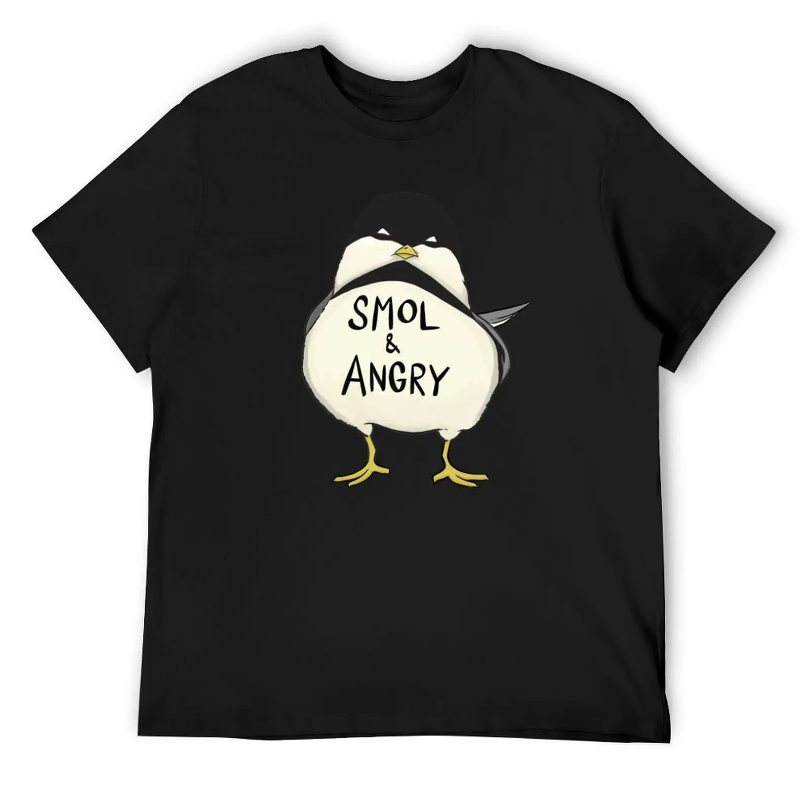 Smol and Angry Chickadee T-Shirt anime cute clothes for a boy customs design your own funny t shirts for men