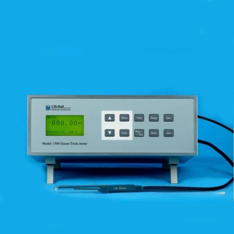 

Desktop CH-1500 High Precision Gaussian Tesla Meter, Magnetometer Magnetic Field Strength Measuring Instrument
