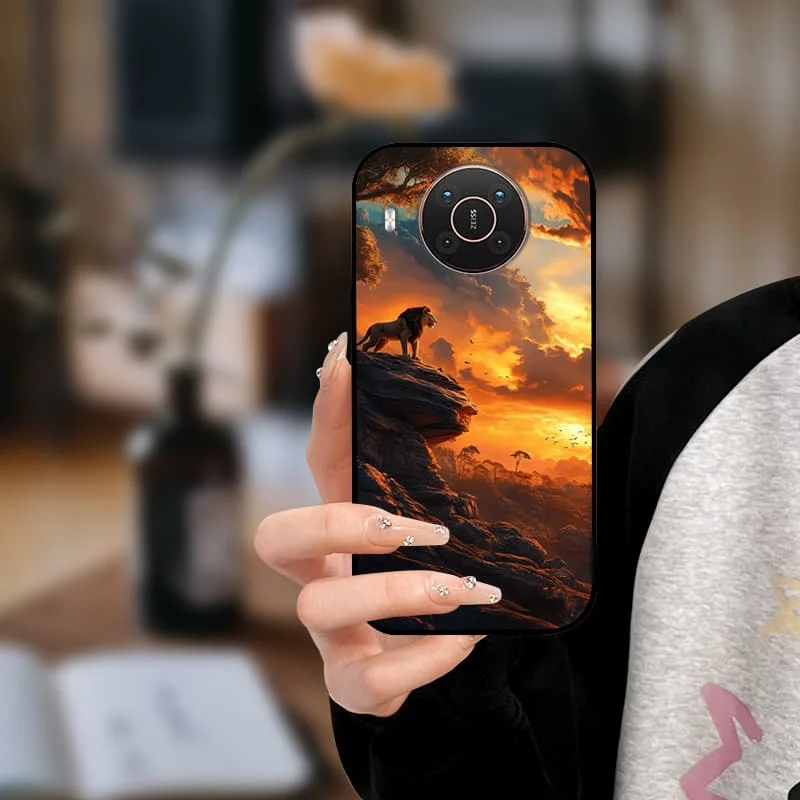 حافظة لهاتف نوكيا X20 X10 حافظة لهاتف نوكيا x10 x20 ممتص للصدمات من البولي يوريثان لهاتف فوندا NokiaX20 X 20 10 Coque Cat #4