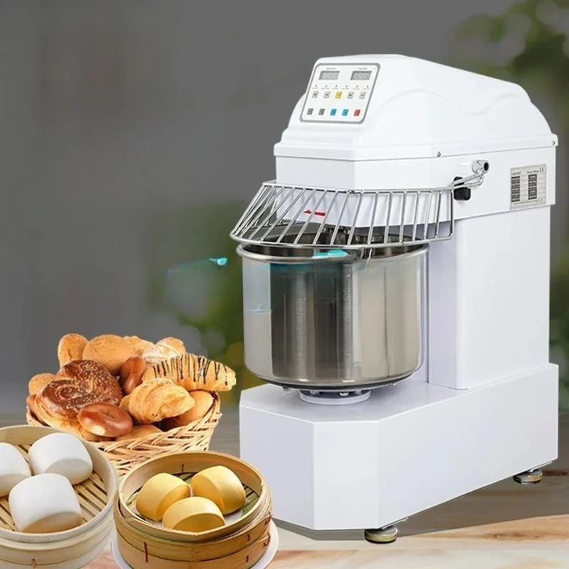 Commercial Egg Mixing Machine Dough Kneader Stainless Steel Two-Speed Mixer  Breakfast Shop Canteen High Efficiency