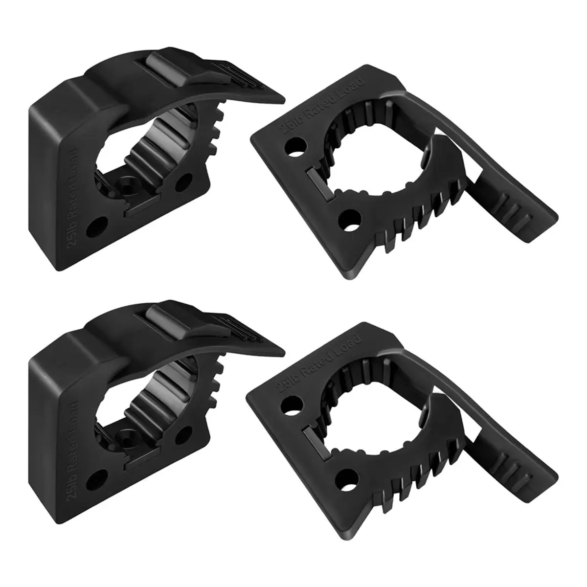 New Arrival@@ Fashion  4 Pack Release Clamp Mounts Adjustable Shovel Clamp Mount Tool Handle Holders for 1-1/4