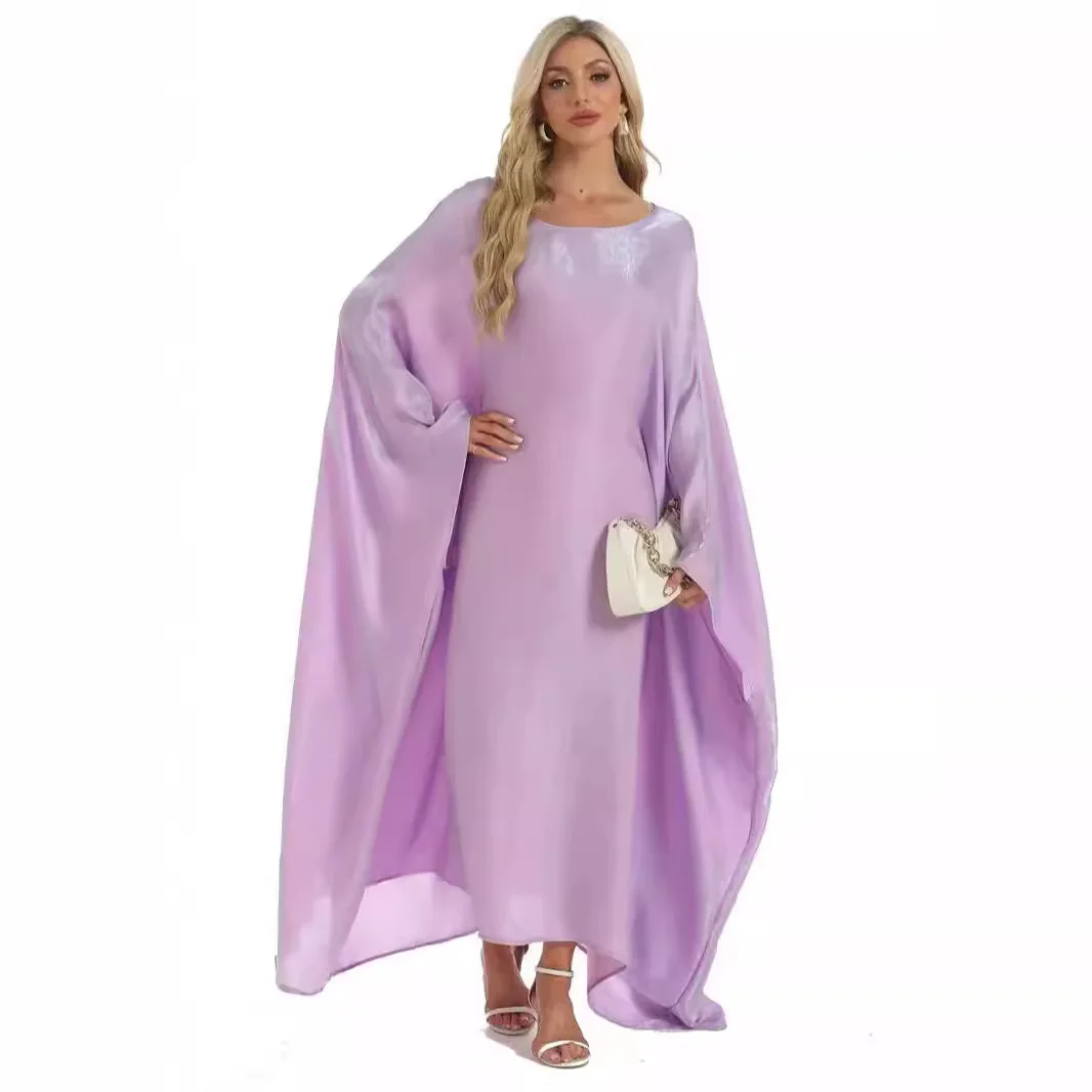 Robe árabe do oriente médio feminino solto plus size férias vestido elegante de luxo cw19971