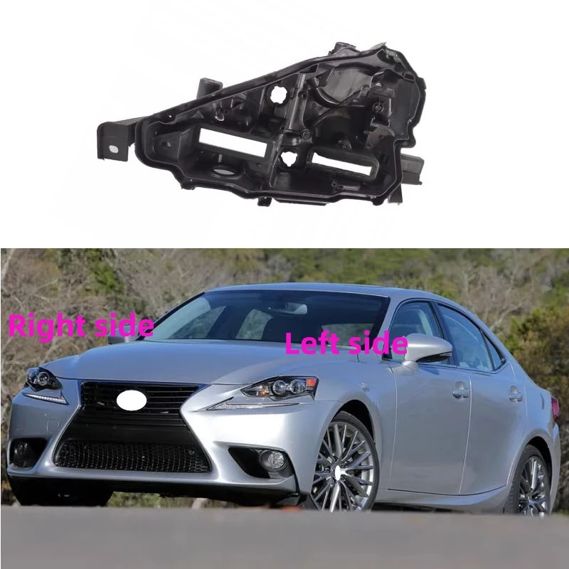 Für Lexus IST IS200T IS300H 2013 2014 2015 Scheinwerfer Basis Scheinwerfer Hinten Shell Scheinwerfer Haus Schwarz Hinten Shell