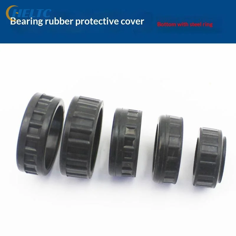 10Pcs/Pack PU Bearing Rubber Sleeve 607 608 6000 Angle Grinder Electric Hammer Height 8.6-10.8mm Power Tool Bearing Accessories
