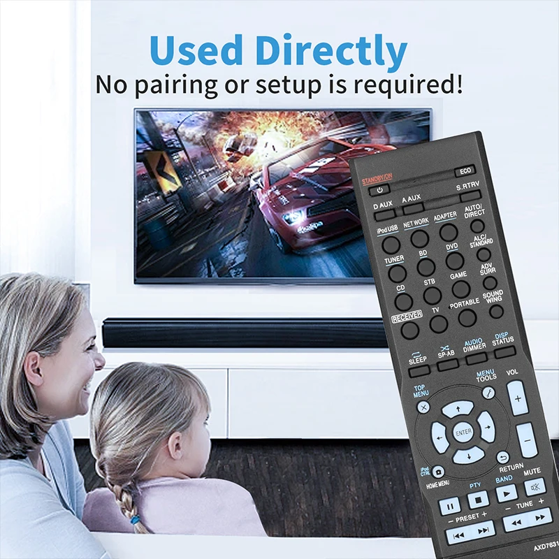 AXD7631 Remote Control For Pioneer AV Receiver VSX-S300 VSX-S310 VSX-S300-K VSX-S300-S VSX-S500-S VSX-S500-K VSX-S300-K/SYXCN8 - Image 4