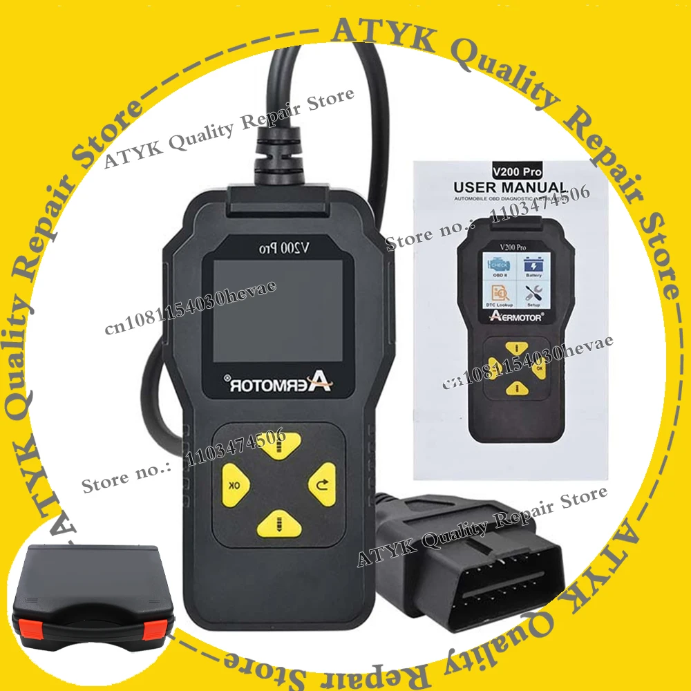 Car OBD2 Scanner Engine Battery Sensor EVAP Tester Diagnostic Tools Universal Code Reader Fault Code Clear OBD2 Scanner NEW