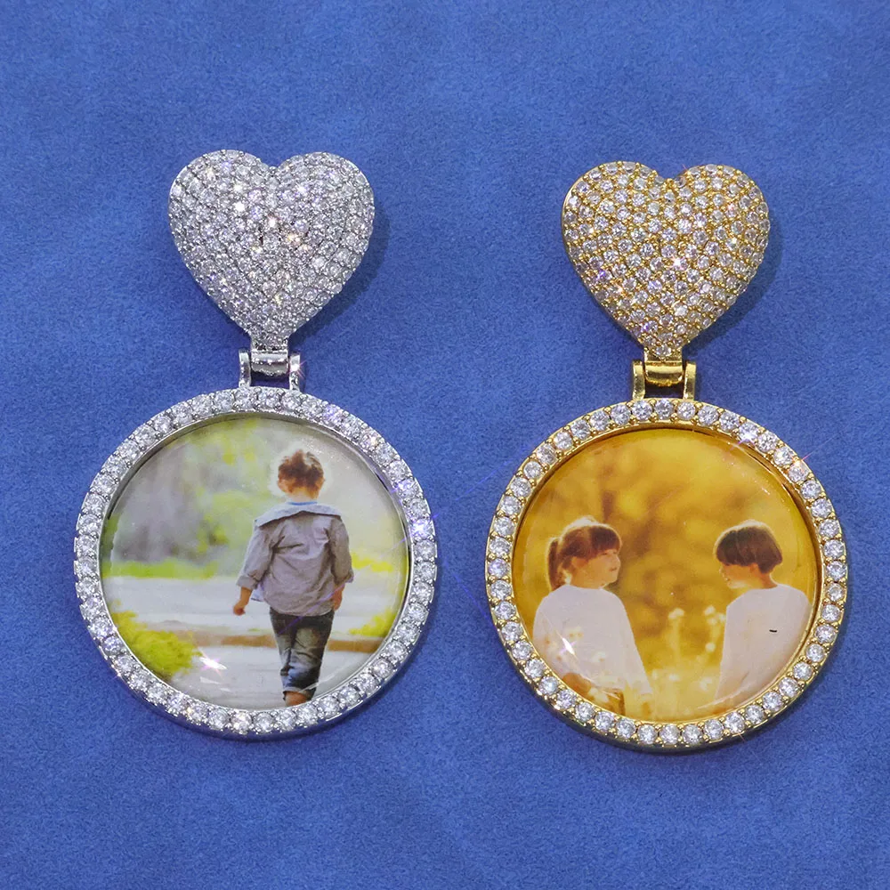 

Customize Photo Necklaces Men And Women Personalized Jewelry Customize Any Picture Pendant Gifts for Family Or Loved Ones