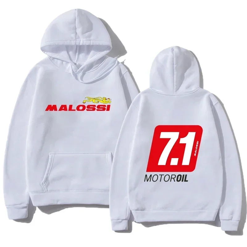 Malossi Theme Hoodie Men Women Sweatshirt Print Unisex Streetwear Hip Hop Style Autumn Winter Fashion Hip Hop Tops Clothes Male