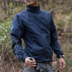 Mens Sun Protective Clothing Tactical Jacket Skin Windbreaker Coat Summer Thin Breathable Quick Dry Outdoor Hiking Sports Jacket