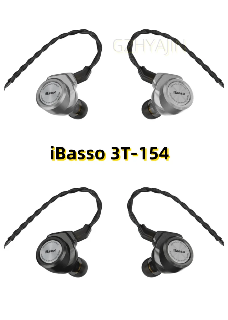 

IBasso 3T-154 Dynamic diaphragm Tesla interchangeable in ear hifi earphone earplugs