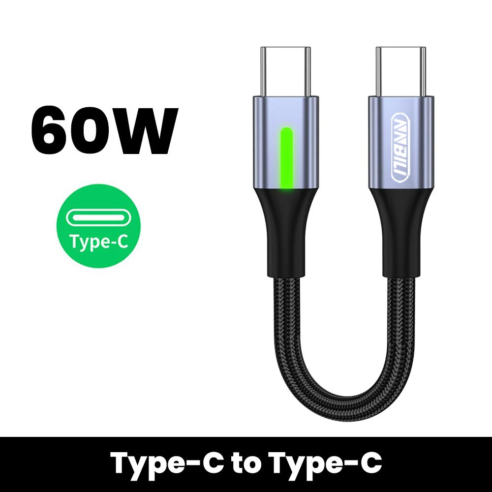 NNBILI 0,25M 0,5M Kurzes Typ-C-zu-USB-C-Kabel Schnellladung für iPhone 16 15 Xiaomi Samsung Huawei Powerbank USB-C-Datenkabel