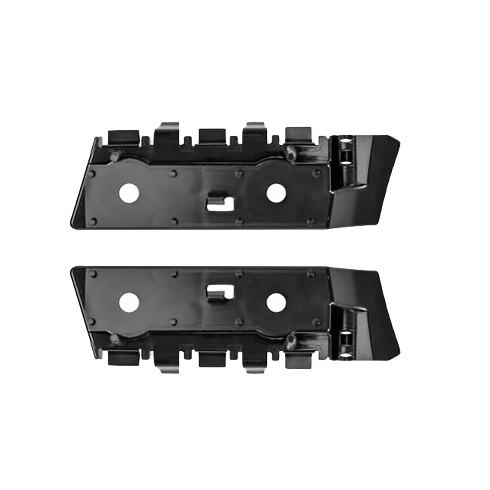 Bracket Front Bumper Bracket Kit As Shown Bumper Support Bracket Plastic Material Practical Usage Two Pieces Included