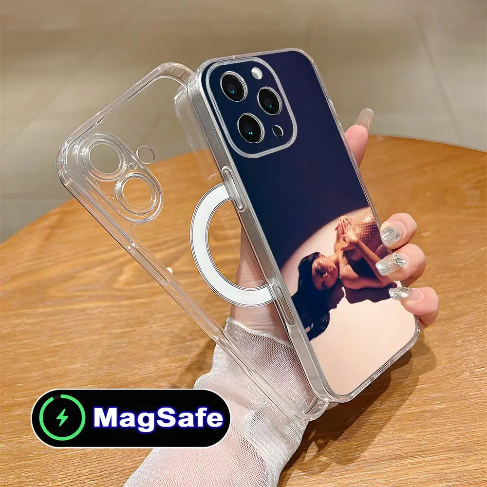 

Чехол для мобильного телефона Kylie Jenner для iPhone 17, 16, 15, 14, 13, 12, 11 Air Pro Max Plus Mini Magsafe, прозрачный красочный чехол, роскошный