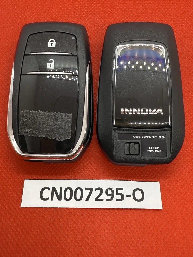 CN007295 مفتاح السيارة يصلح لتويوتا إنوفا 2 زر مفتاح بعيد ذكي FCC ID: B3U2K2P/0010 BM1EW/0182 رقم اللوحة