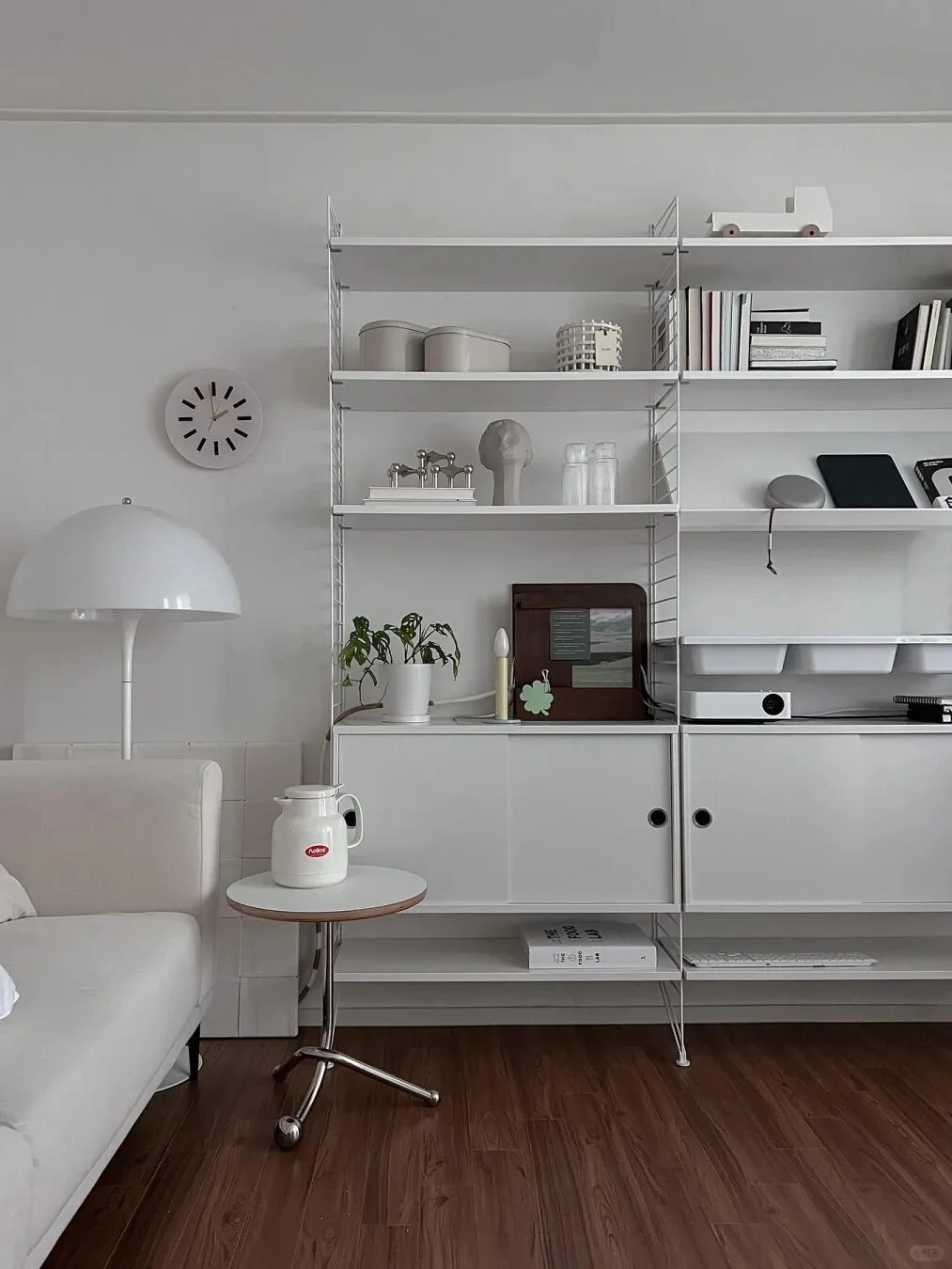 Nordic Wall Hanging System Shelf Shelf Storage Open Bookshelf Drawer Storage Cabinet Display Shelf Floor