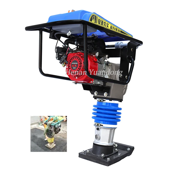 Factory Direct Sales Gasoline Engine Hammer Crusher Price Tamping Machine Soil Floor Vibrating Tamping Hammer