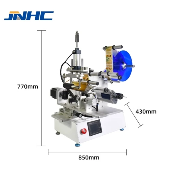 Mesin Pelabelan Datar Rol Datar Semi-Otomatis untuk Mesin Pelabelan Produk Datar Pabrik Kecil