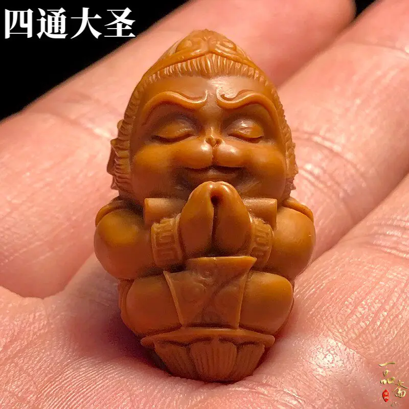 colgante-de-pulsera-unisex-con-conector-de-tres-vias-cabeza-de-buda-sun-wukong-tallada-a-mano-en-nucleo-de-olivo-exquisito-arte-zen-chino-cuentas-de-la-preocupacion