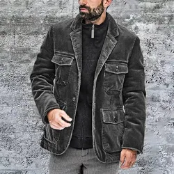 Manteau Solide pour Homme, Vêtement Décontracté, à la Mode, Nouvelle Collection Hiver 2023