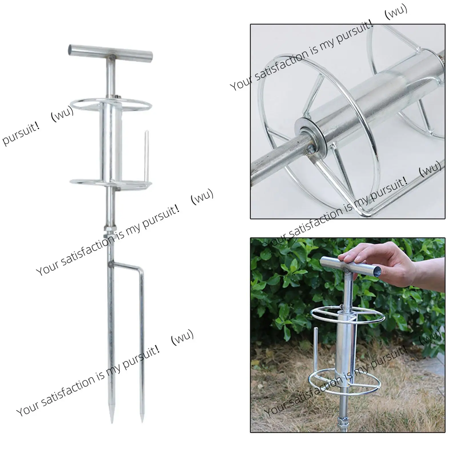 Garden Hose Guide Stake Prevent Kinking Bending for Outside Flower Bed Yard