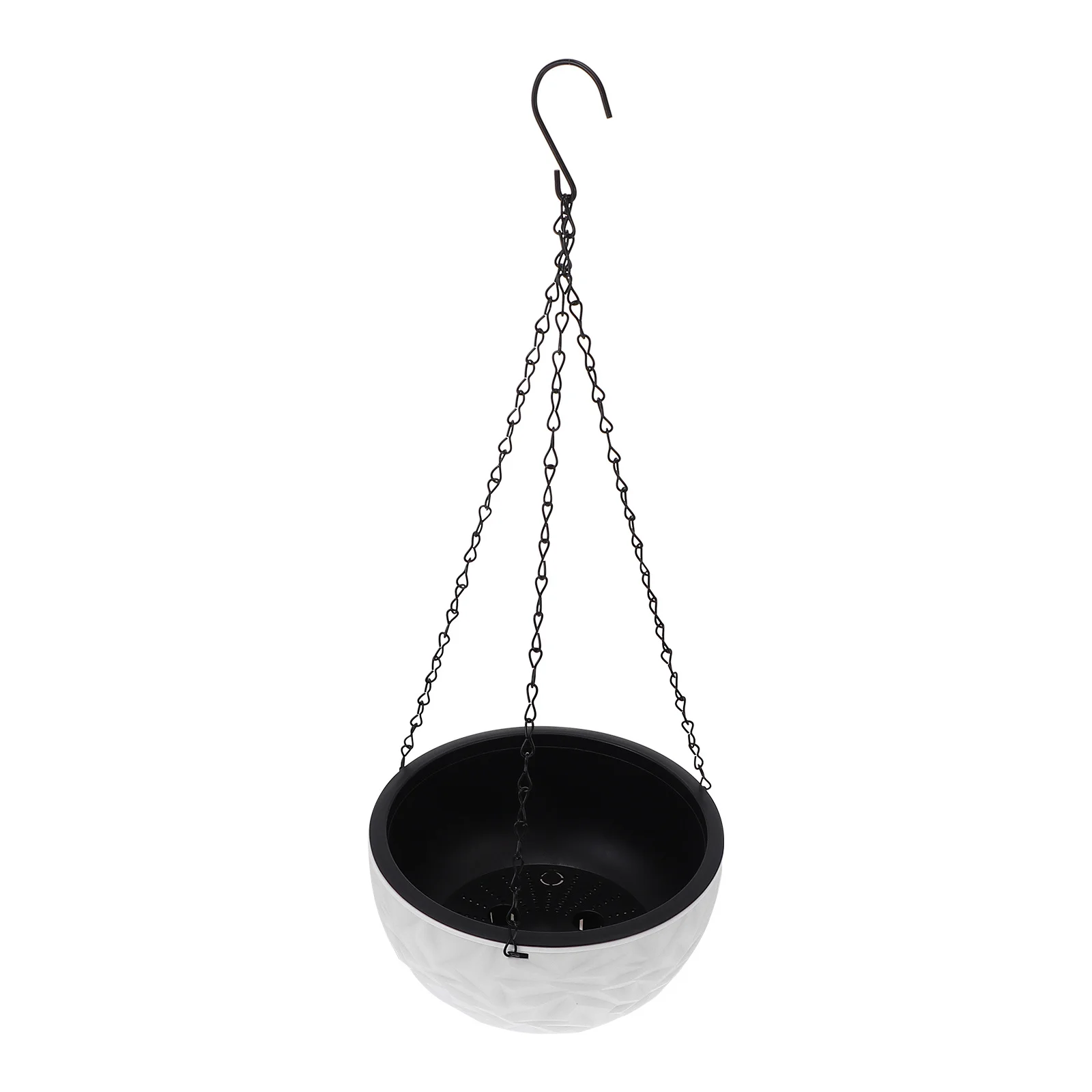 

1Pcs Hanging Plastic Flowerpot Adornment Durable Premium Material Home Garden Decor Hanging Flowerpot Suspension Plant Container