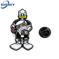 Star War Stormtrooper Enamel Brooch Darth Vader Donald Duck Lapel Pin Fun Cartoon Backpack Accessories Badge Jewelry