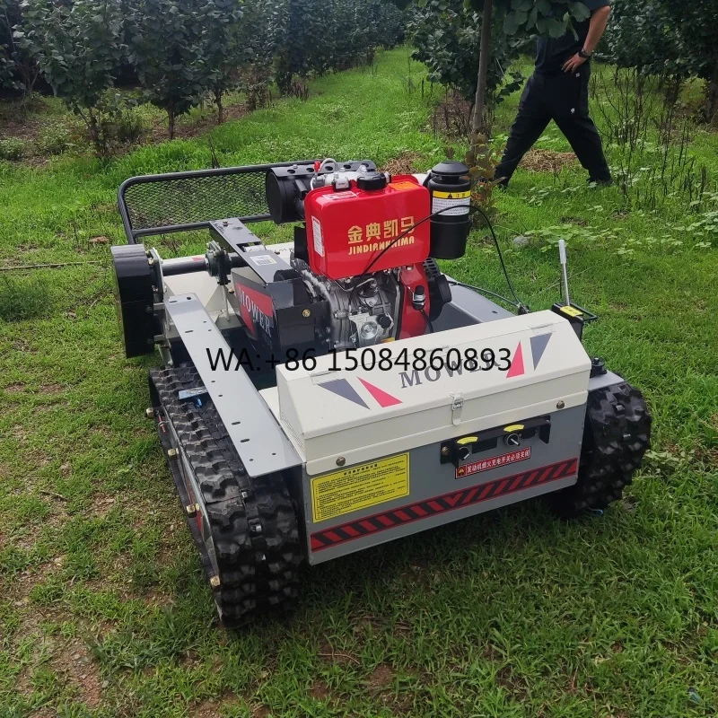 Lightweight Self-Propelled Zero-Turn Cordless Lawn Mowing Robot Intelligent Remote Control High Searched Engine Motor 1 Year