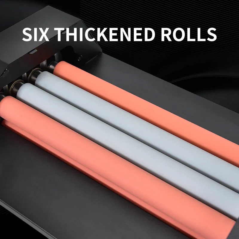 Factory Photo Lamination Machine LM-33298  8 Rolls Can Adjust Speed Hot Cold Pouch Film A3 A4 Photo Laminating Machine