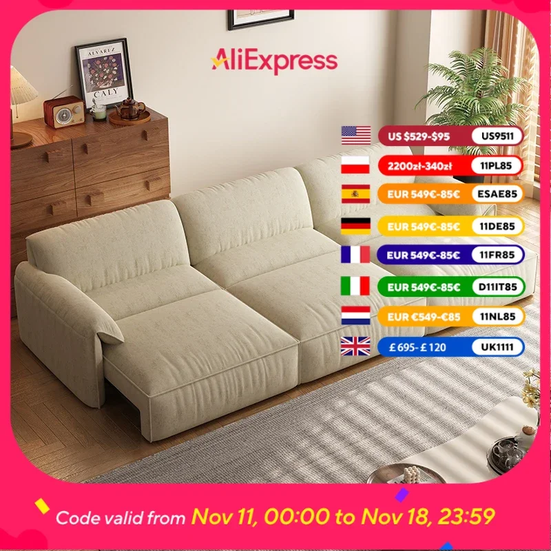 

Водонепроницаемые большие деревянные диваны, европейский подлокотник, скандинавские роскошные диваны с откидной спинкой, двойной салон, современный диван Wohnzimmer, уникальная мебель