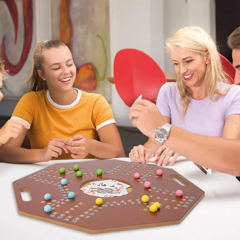 

Wooden Board Bead Game Folding Wooden Table Top Strategy Game Travel Board Games For Kids Ages 3 Mind Toys Educational Toys