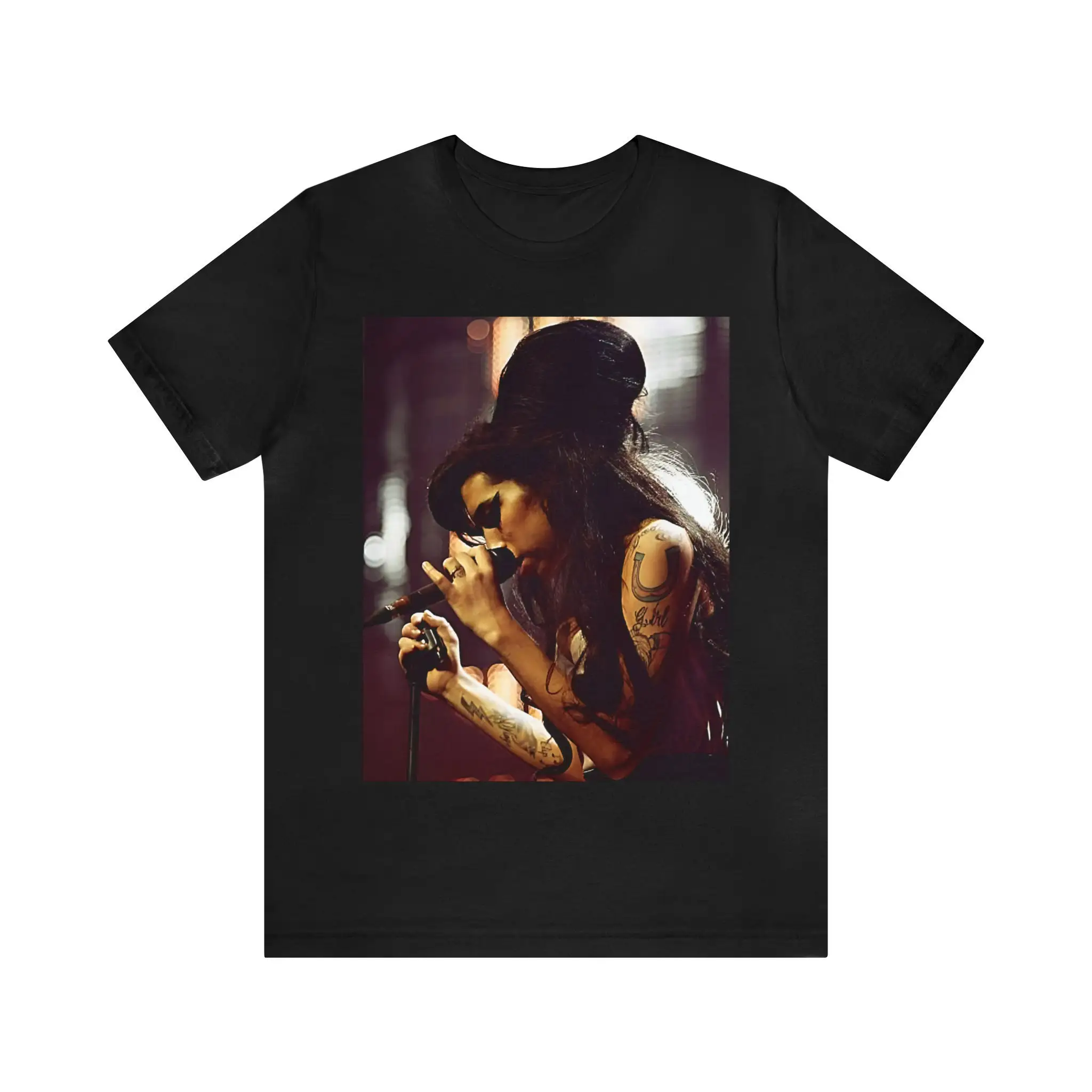 Amy Winehouse Vintage Retro T Shirt Style Bootleg 90s Inspired Aesthetic Photoshoot For Fan