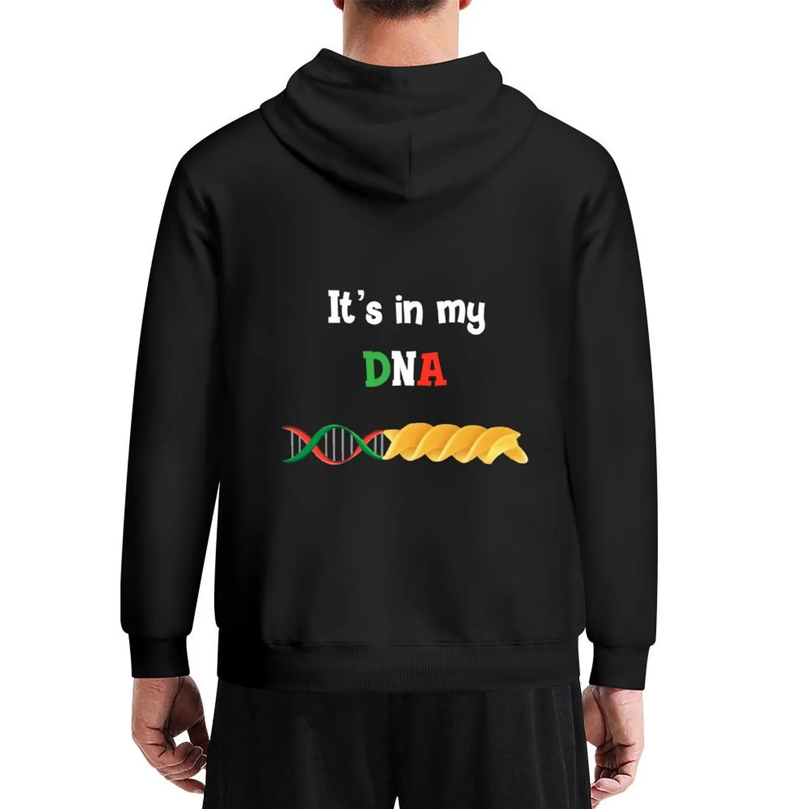 

Italian Pasta DNA It’s in my DNA T-shirt Hoodie japanese style men clothing men's sweat-shirt set tracksuit
