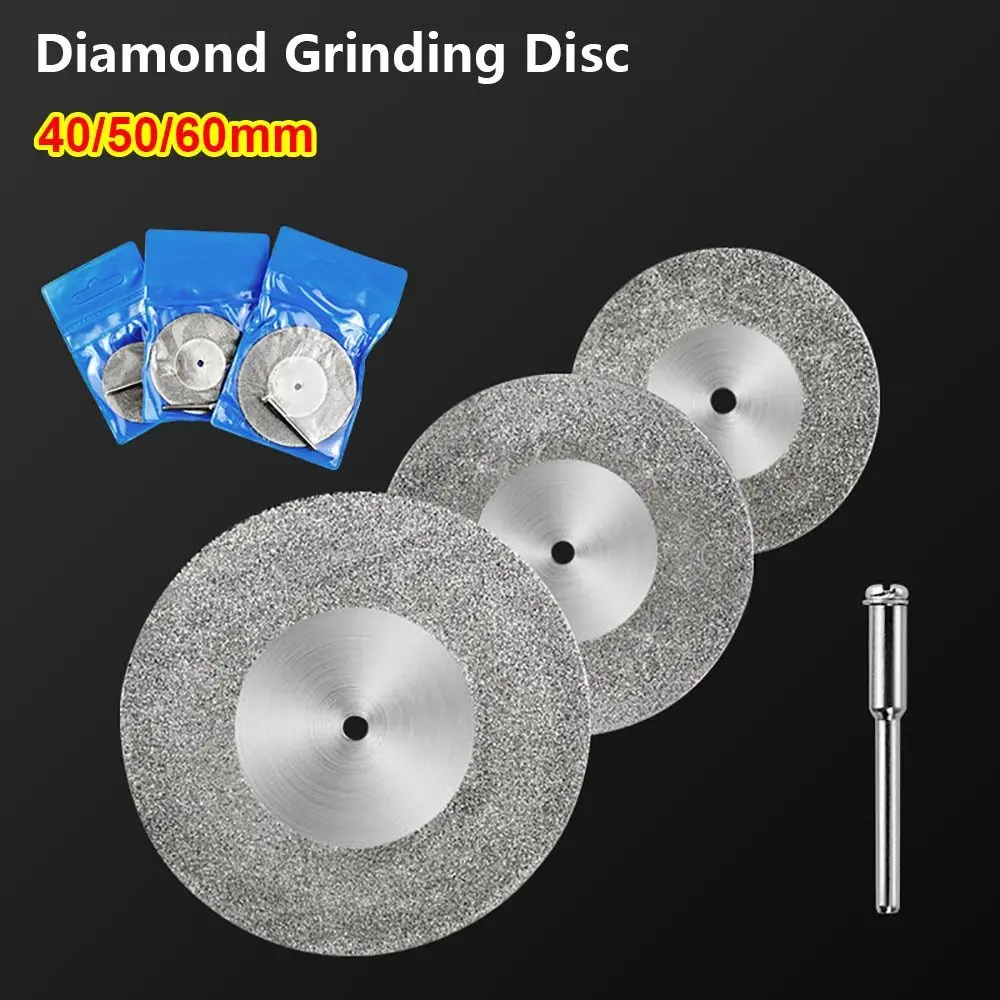 

2Pcs/Set New Dry/Wet Grinding Disc 40/50/60mm Small Diamond Grinding Wheel Metal Abrasive Discs Rotary Tool Accessories