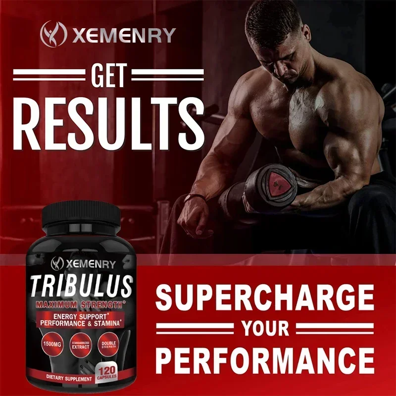 Tribulus Extract Capsules - Extra Strength - Energy, Endurance & Natural Energy Non-GMO