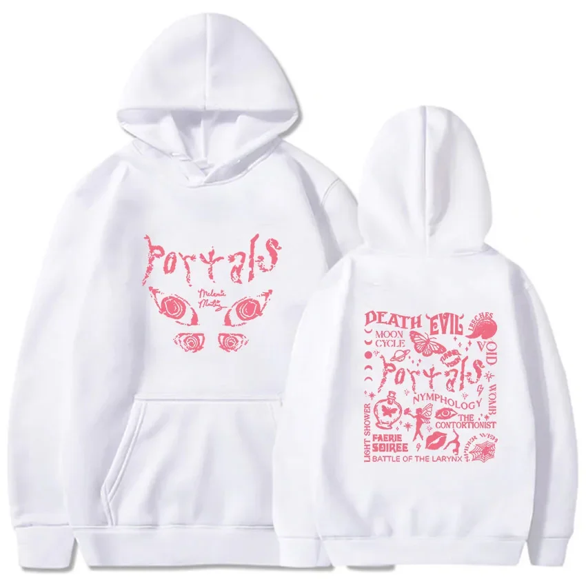 Melanie Martinez Portals Tour Men's Hooded Sweatshirts Long Sleeve Harajuku Cartoon Printed Hoodies Casual Loose Clothing Casual