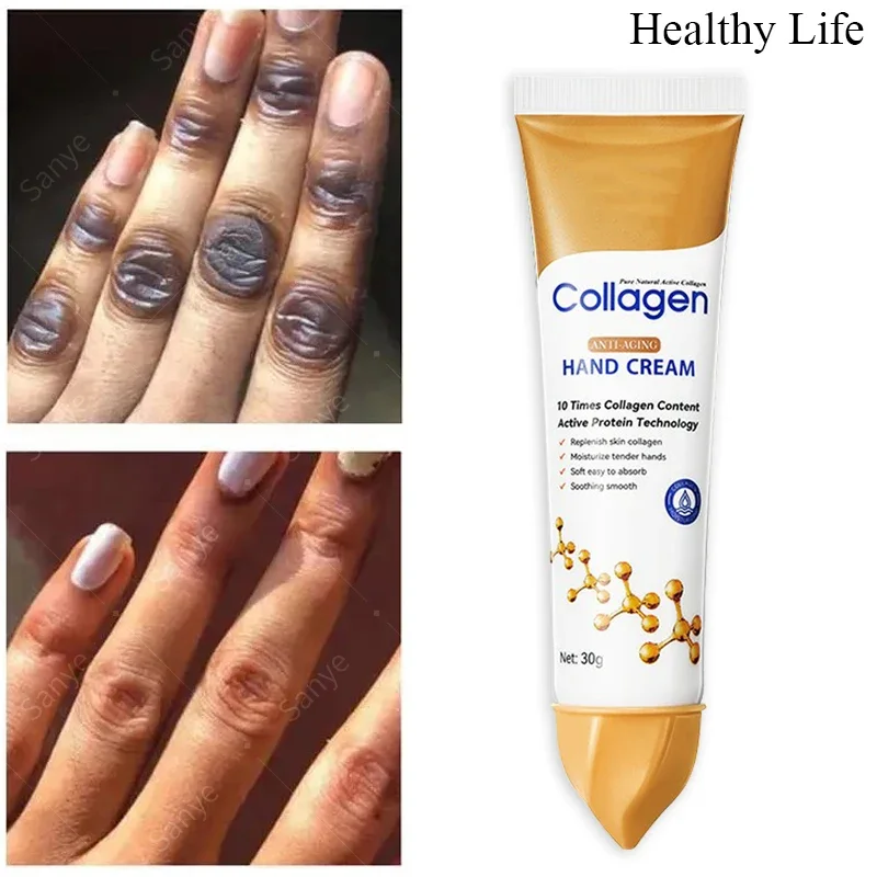 

Collagen Hand Cream Hands Skin Friming skincare Moisturizing Brightening Hydrating Hands Creams Hand Skin Safety Care Products