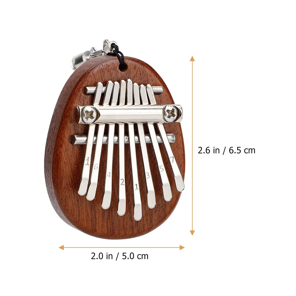 

Wooden Kalimba Mini 8-Tone Thumb Piano Portable Finger Piano Small Music Instrument Home Play for Beginners Wooden Kalimba