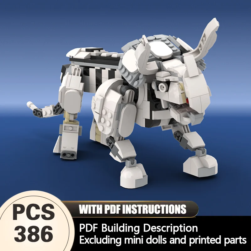 

Creators Animal Series Model MOC Building Bricks Cosmic Triceratops Modular Technology Gifts Holiday Assemble Children Toys Suit