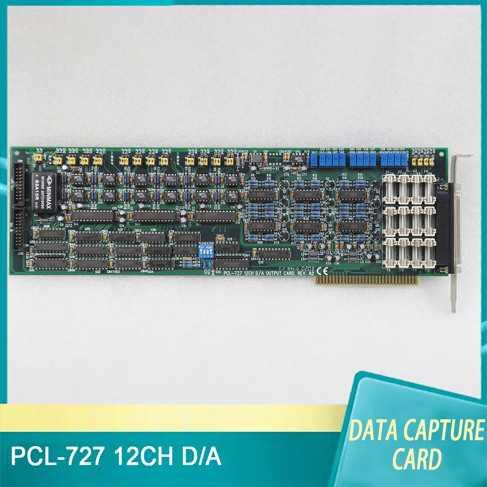 PCL-727 12CH D/A OUTPUT CARD For Advantech Data Capture Card I/O Channel Digital Output Card