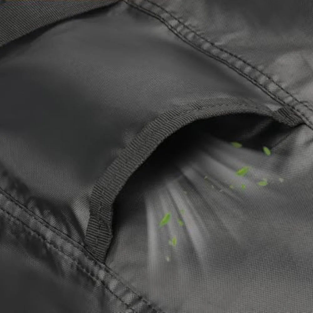 Lawn Mower Cover Waterproof Protector Black Robotic Mower Cover 420D Oxford Fabric UV Resistant Coating For Outdoor Use
