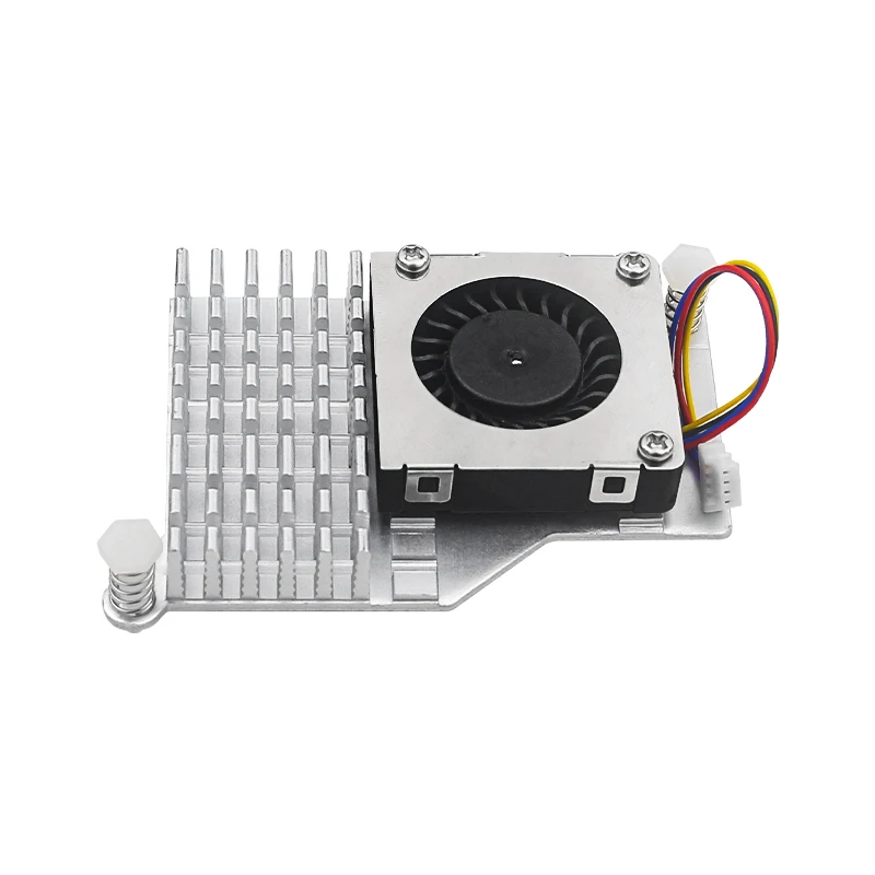 Raspberry Pi 5 Aktiver Kühler, Aluminium-Kühlkörper, PWM-geschwindigkeitsverstellbarer Lüfter, Schwarz, Silber, Blau, Kühlkörper für RPI 5 Pi5 – Detail 8